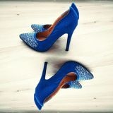 Erksinised kivikestega kingad 💎👠 SOODUSHIND!