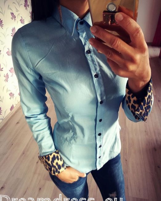 SLIM FIT triiksärk LIPSUGA 👔
