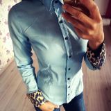 SLIM FIT triiksärk LIPSUGA 👔