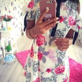 Shoulder off lõikega vabalt langev kleit🎀