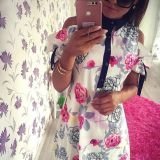 Shoulder off lõikega vabalt langev kleit🎀