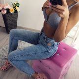 High waist skinny teksad💎🌷